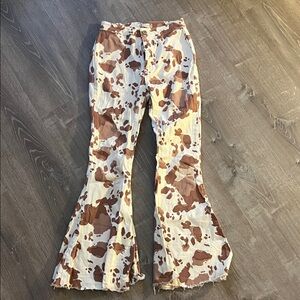 Altered State Brown Cow Flare Jeans